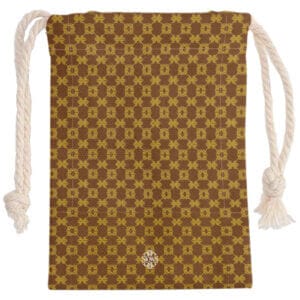 SIOWS Drawstring Gift Bags, 11.8x15.7 or 15.7x19.7 inches, Brown Pattern, Reusable Bags for Gifts