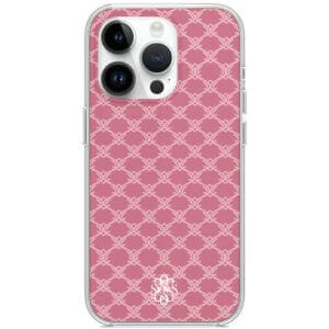 SIOWS Pink Pattern TPU Phone Case for iPhone 15/Plus/Pro/Pro Max, Lightweight 1 oz