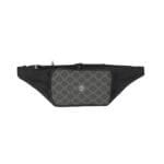 SIOWS Unisex Belt Bag with Multiple Pockets, Adjustable Strap, 8.3x5.1 Inches, Lightweight 0.35 lbs, Dark Gray Pattern
